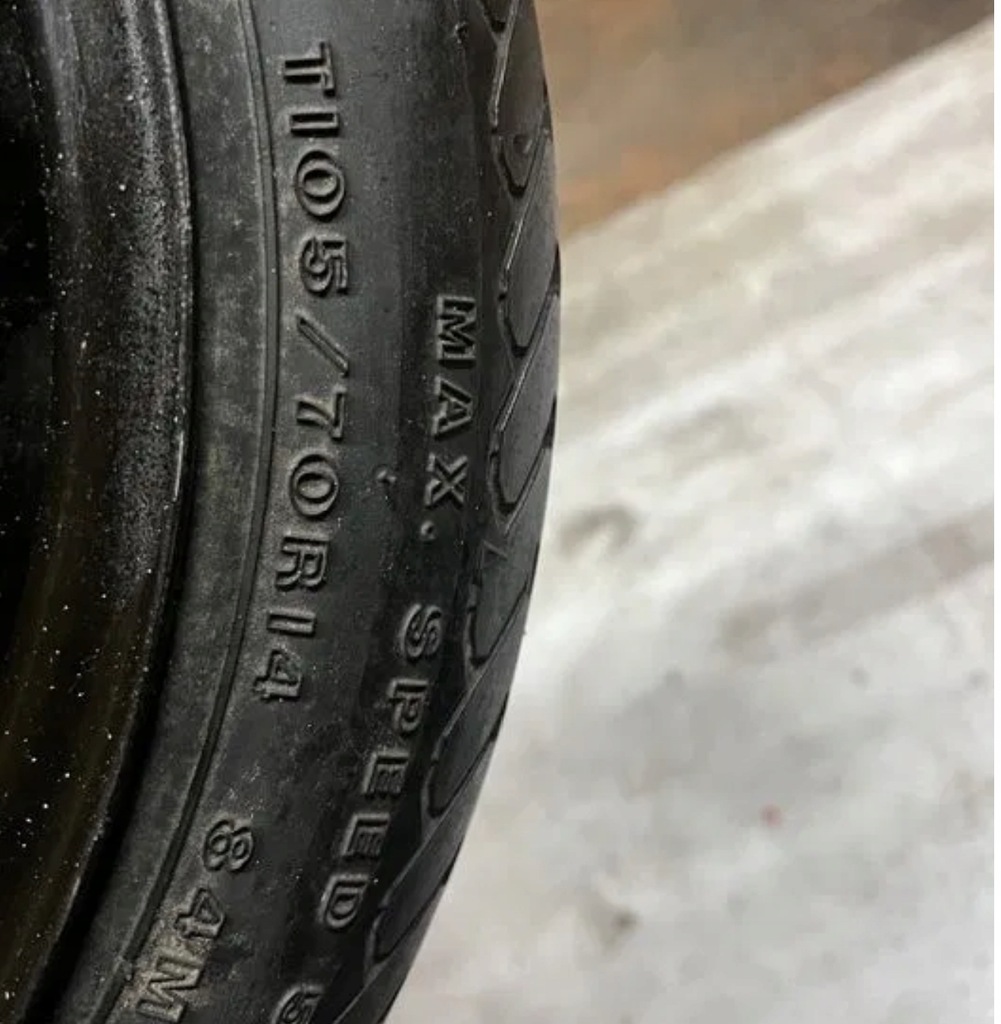 4x100 Ersatzrad Nissan Micra K12 13 11 Sunny 105/70/14 Product image