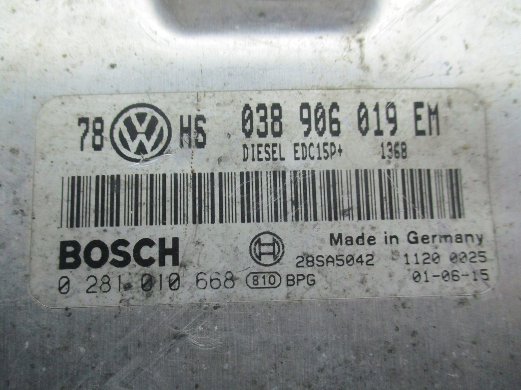 Passat B5 1.9 TDI Motorsteuergerät 038906019EM Product image
