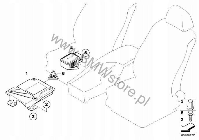 BMW E60 E61 E63 STEUERMODUL AKTIVE LENKASSISTENZ 1277022056 Product image