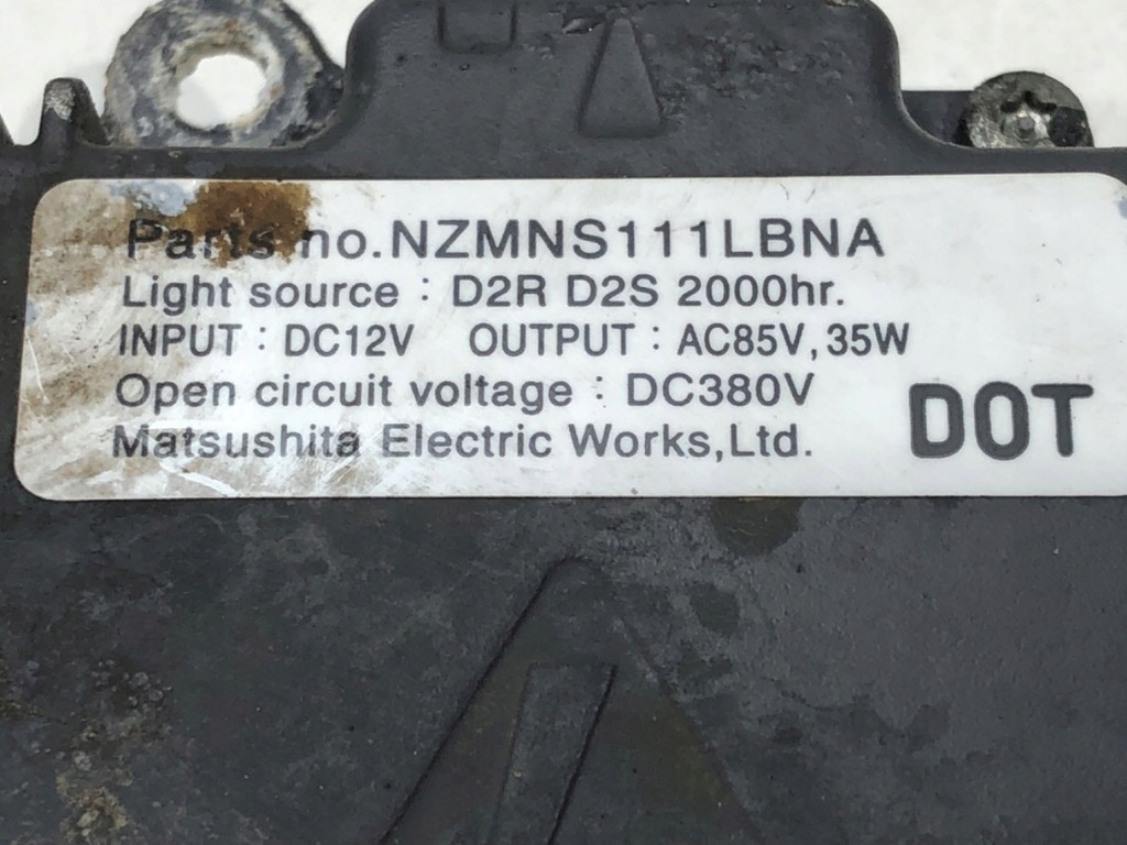 XENON-KONVERTER NISSAN MURANO Z50 NZMNS111LBNA 02-09 Product image