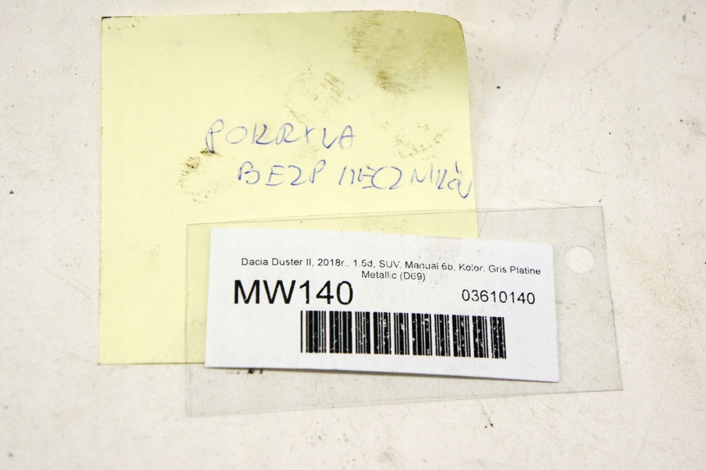 MW140 Dacia Duster II 1.5d Sicherungsdeckel Product image