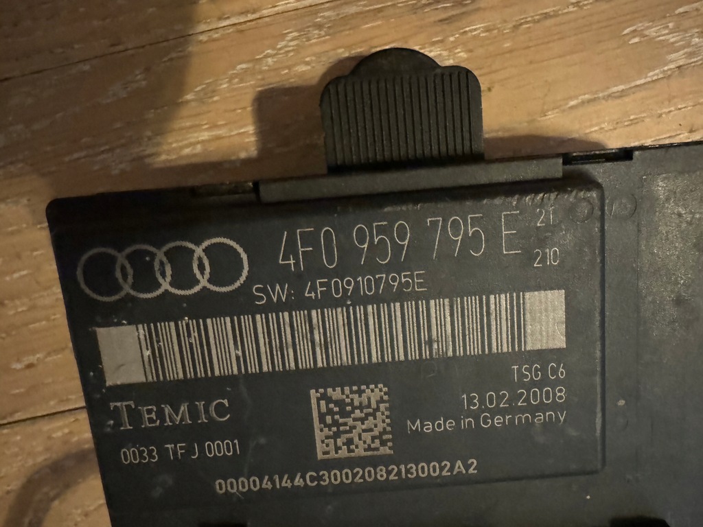 TÜRSTEUERMODUL HINTEN LINKS AUDI A6 C6 LIFT Product image