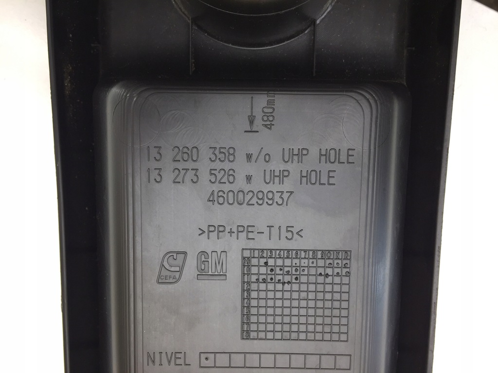 OPEL MERIVA B II MITTELTUNNELARMLEHNE EUROPA Product image