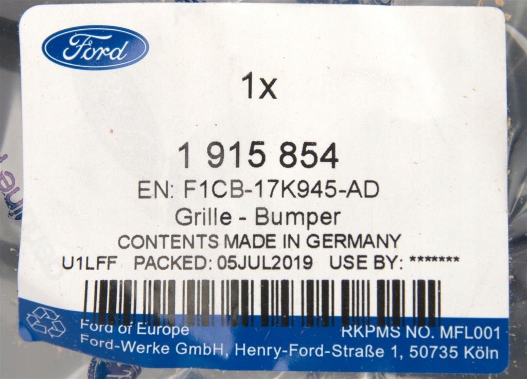 Ford C-Max MK2 Grand C-Max 2015-oe Stoßfänger Kühlergrill Product image