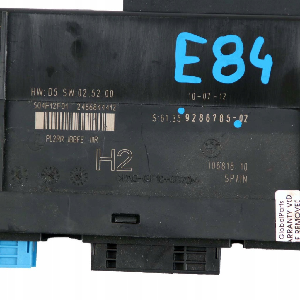 BMW X1 E84 ECU -Komfortmodul 9286785 Product image