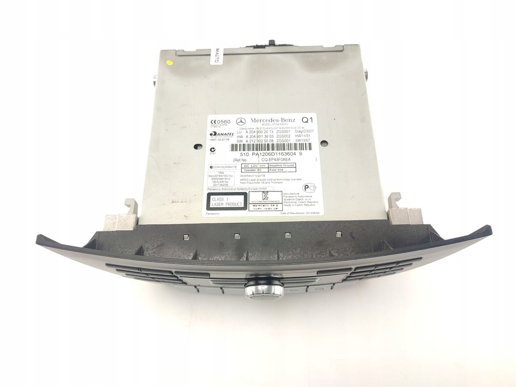 RADIO-NAVIGATION MERCEDES C W204 A2049002013 A2049013603 A2129025008 Product image