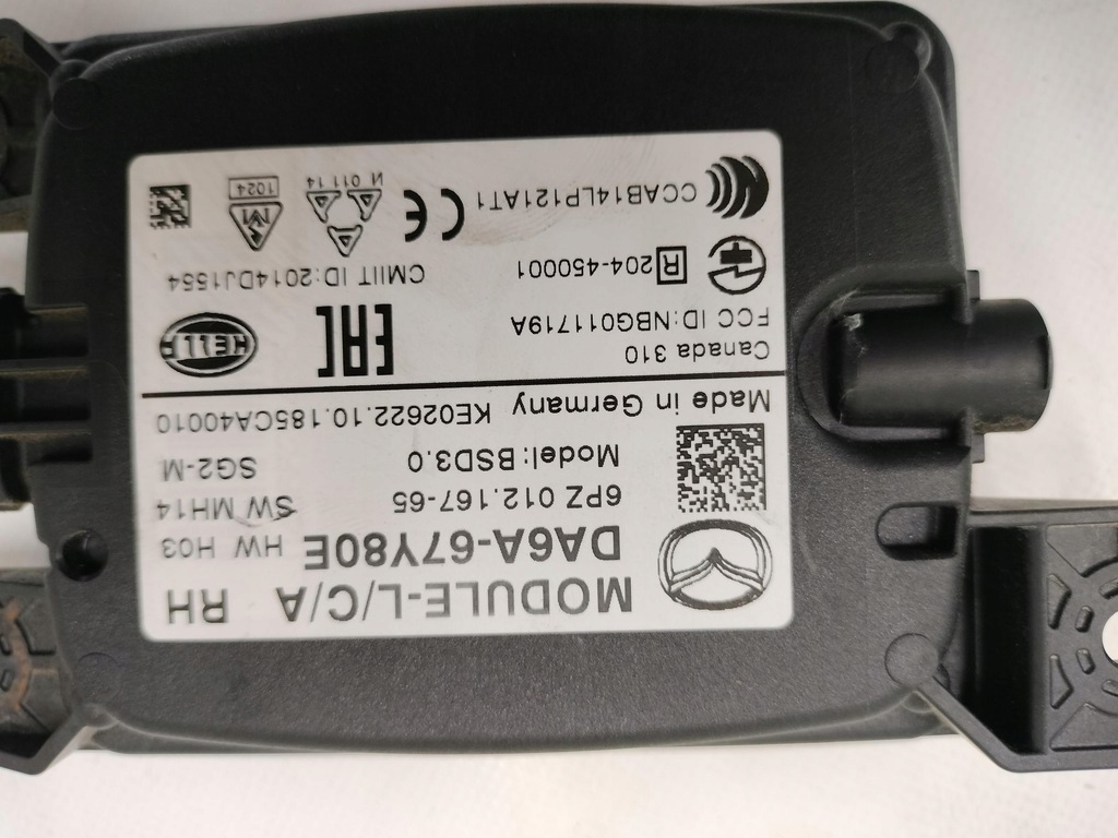 RADAR-ABSTANDSENSOR RECHTS HINTEN MAZDA 2 III 19 Product image