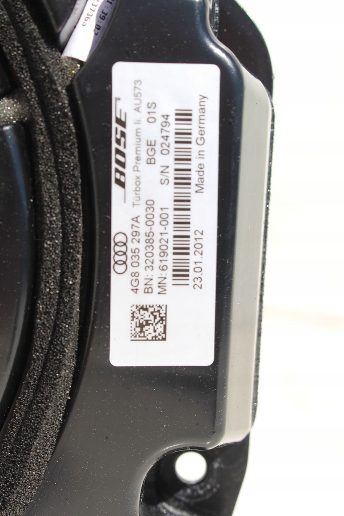 Audi A7 Lautsprecher + Bose Amplifier 4G 4G0035223C 4H0035399B 4G0035399 4G003 Product image