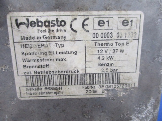 Webasto Standheizung Nissan Primera P12 1.8B Product image