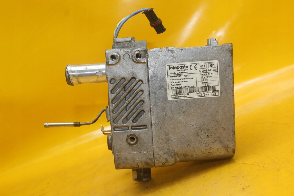 Bake Webasto Thermo Top C Diesel 5.0 kW 12V Audi Q7 Bus VW Sitz 4L0815071g Product image