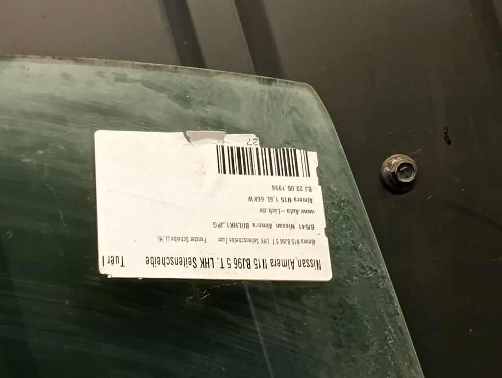 Links Heckscheibe Nissan Almera N15 95-00 Product image