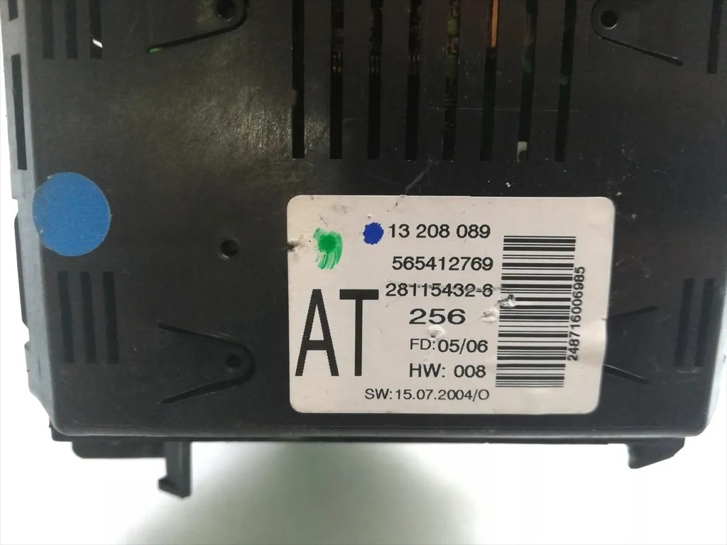 Opel Zafira 2006 MPV 4/5dr 13208089 28115432-8 Product image