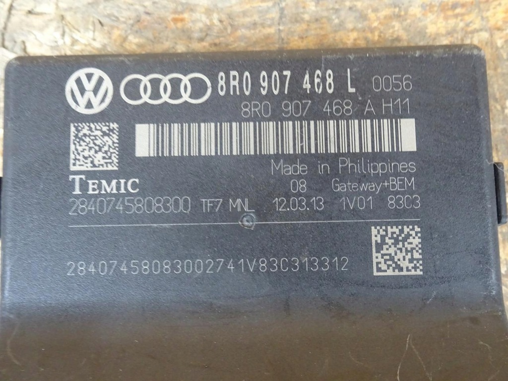 AUDI A4 B8 8K LIFT 12-15 GATEWAY-CONTROLLER-MODUL 8R0907468L Product image