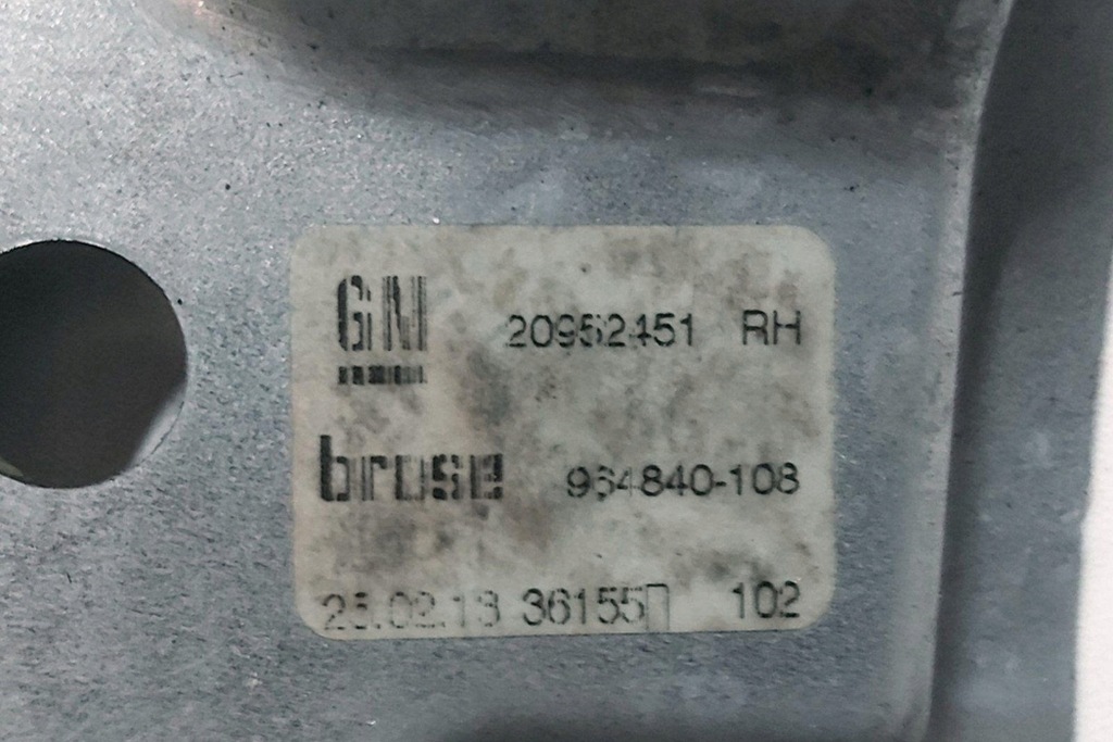 Hebe des hinteren rechten Türfensters Opel Insignia A (G09) 20952451 2.0L Product image