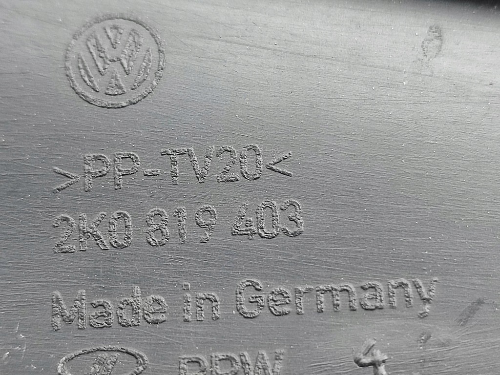 VW Caddy 2K0819403 Grube Product image