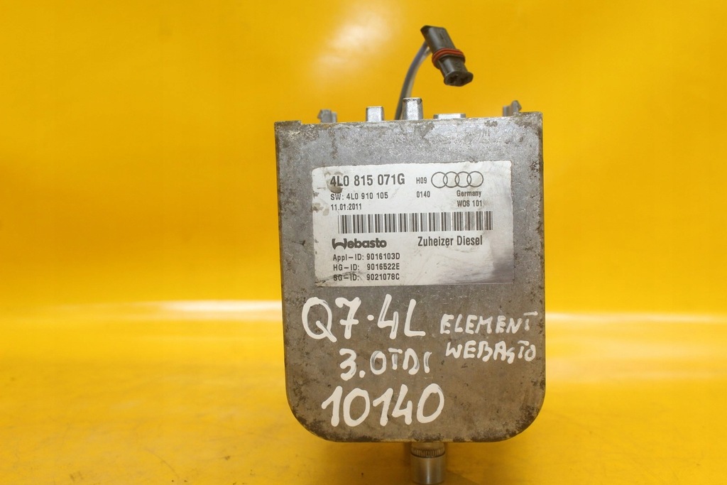 Bake Webasto Thermo Top C Diesel 5.0 kW 12V Audi Q7 Bus VW Sitz 4L0815071g Product image