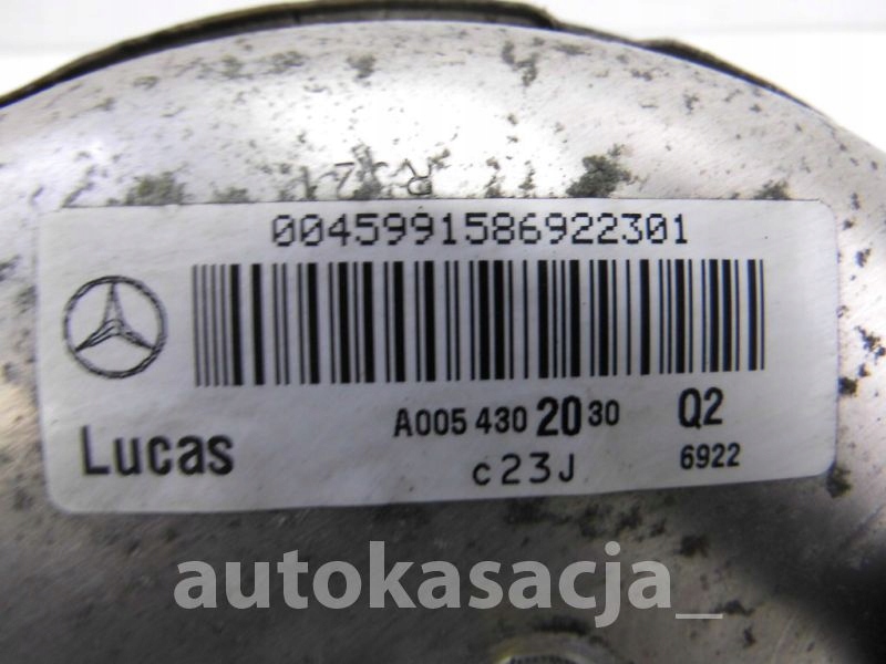 MERCEDES A W168 BREMSSERVO 0054302030 Product image