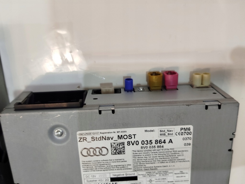 NAVIGATIONSLESEGERÄT AUDI A3 8V 8V0035864A FUNKTIONSFÄHIG, RECHTLICH! Product image