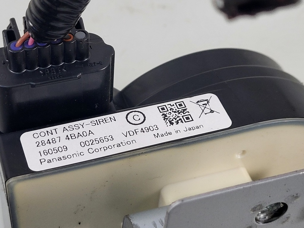 NISSAN X-TRAIL T32 ALARMSIRENE ALARM QASHQAI Product image