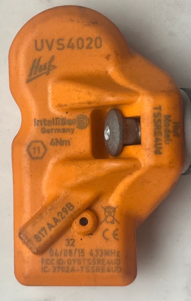 RADDRUCKSENSOR TPMS HUF UVS4020 NISSAN MICRA SUZUKI BALENO KIA CEED Product image
