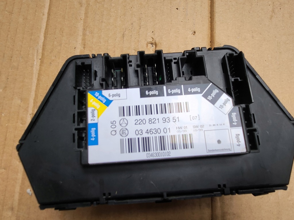 MERCEDES W220 SITZSTEUERUNG 2208219351 Product image
