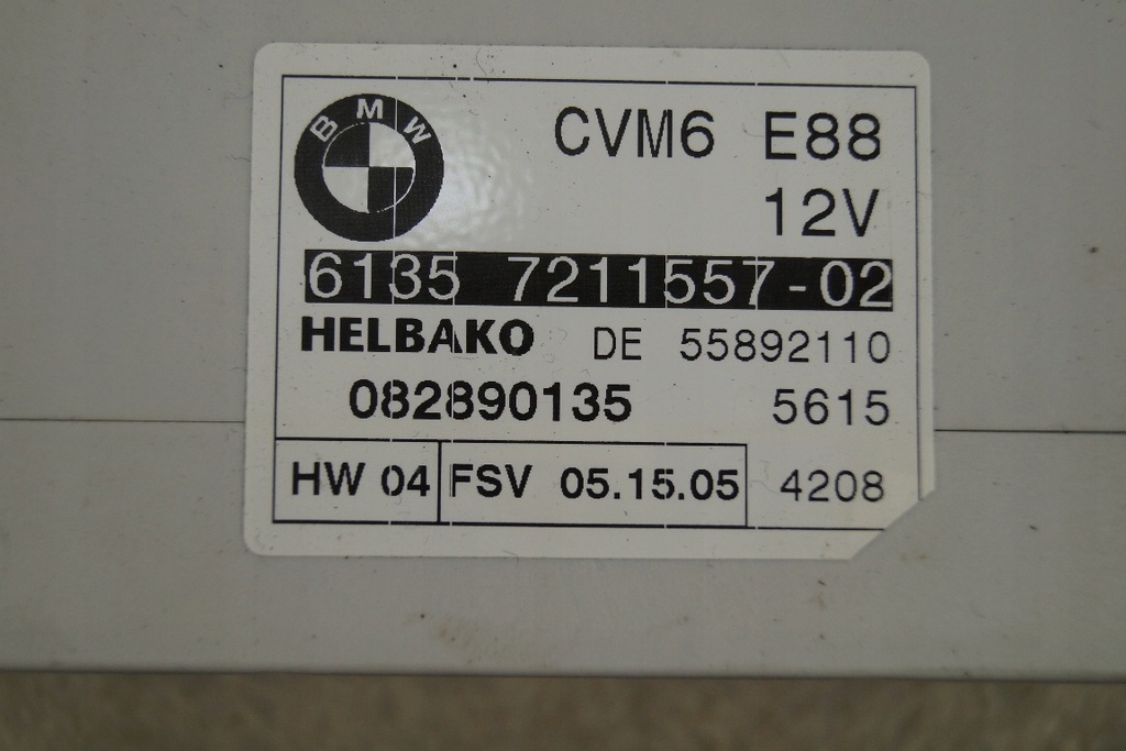 DACHSTEUERMODUL 7211557 BMW 1 E88 CABRIO Product image