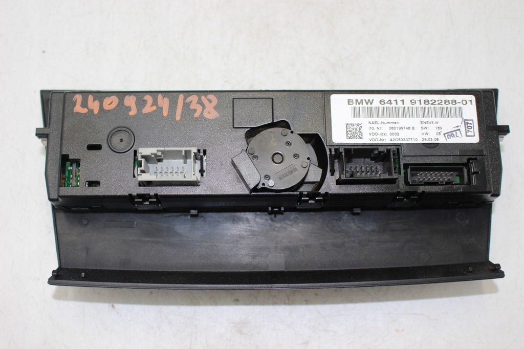 KLIMAANLAGE PANEL BMW E92 E93 9182288 Product image