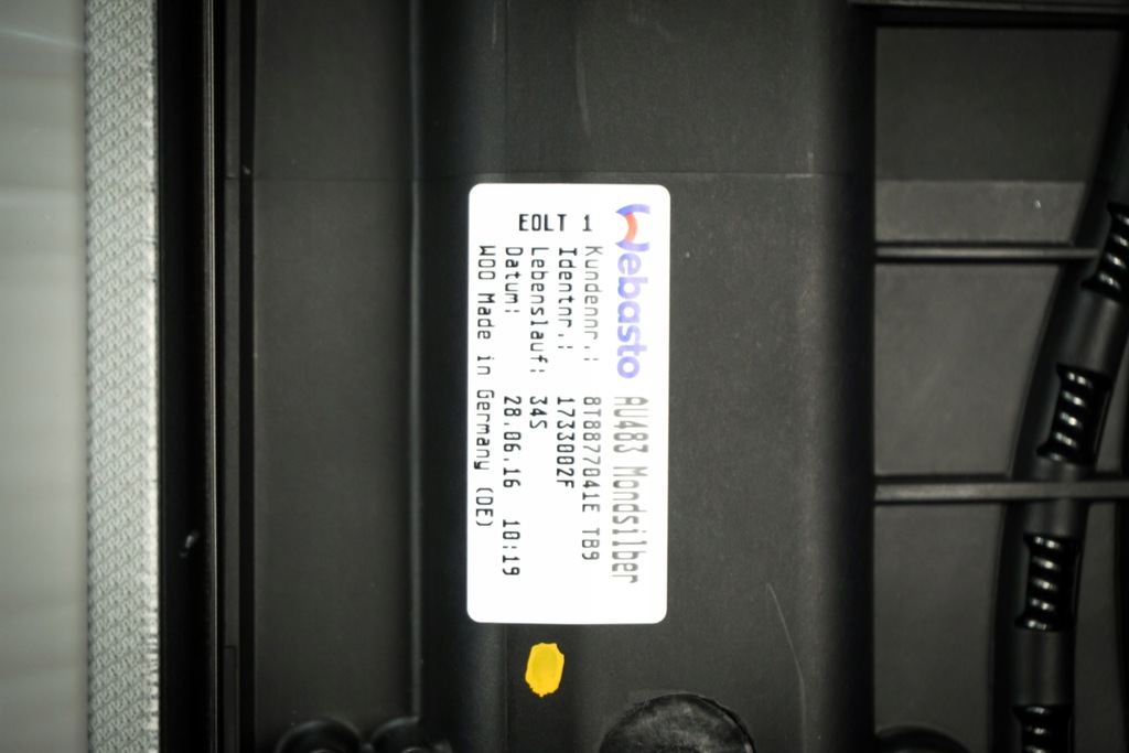 Schiebedach Dach Audi A5 S5 Spb 8T8 8T8877041E TB9 Product image