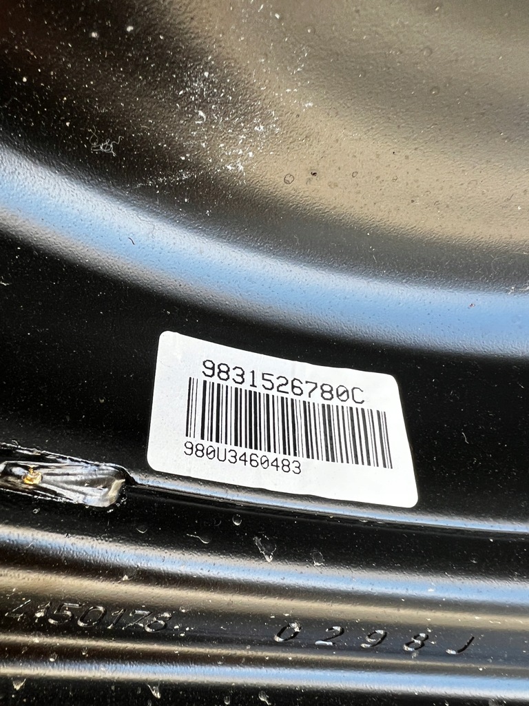 RESERVERAD PEUGEOT 207 125/80 R15 2021R Product image