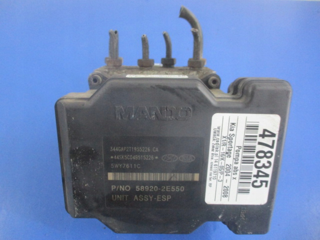 Kia Sportage II 2.0 Pumpe ABS 58920-2E550 Mando 5WY7611C Controller Product image