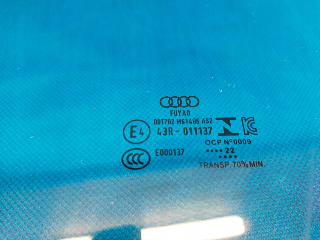 AUDI A6 C8 4K 2023R SEDAN S-LINE FENSTER LINKS VORNE AB 2022 4K0845201 Product image