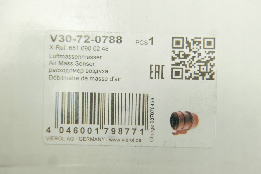 Vemo Mercedes A6510900248 Flow Messgerät Product image