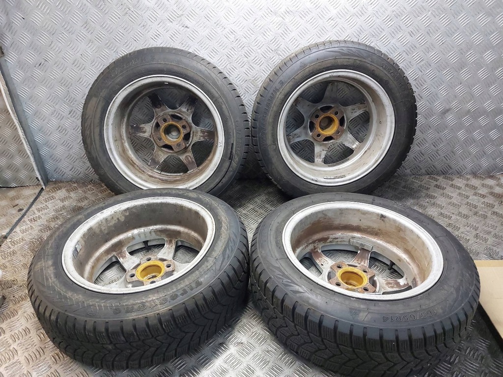 WINTERRÄDER 4X100 6Jx14 ET37 165/65R14 HYUNDAI MAZDA KIA HONDA TOYOTA Product image