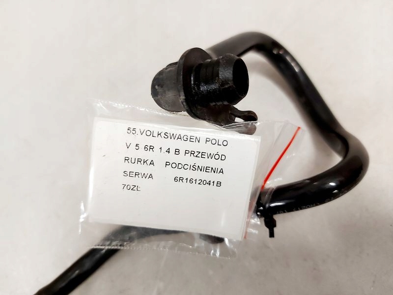 VOLKSWAGEN POLO 5 V 6R 1,4 B SCHLAUCH SERVO VAKUUM ROHR 6R1612041B Product image
