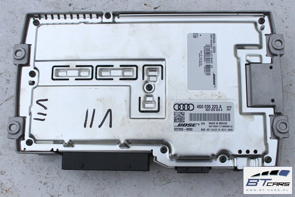 Audi A7 Lautsprecher + Verstärker Bose 4G 4G0035223A 4H0035399B 4G00353 Product image