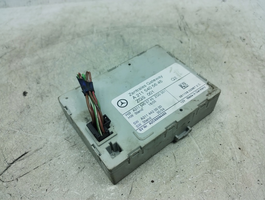 MERCEDES W211 GATEWAY-MODUL A2115405645 Product image