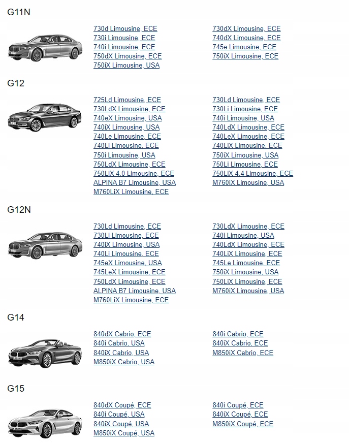 BMW M5 M8 X5 X7 SÄULENSTEUERUNG 6885215 6894830 Product image