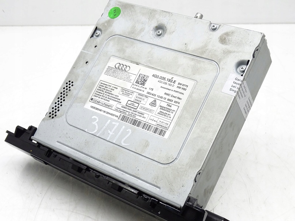 2X SD-KARTENLESER FÜR NAVIGATION AUDI A6 C7 4G0035193E Product image