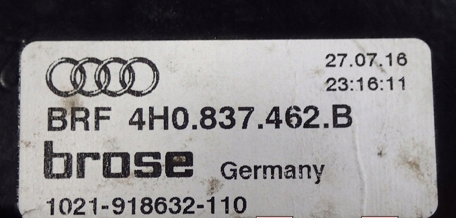 FENSTERHEBEMECHANISMUS AUDI A8 D4 4H0837462B Product image
