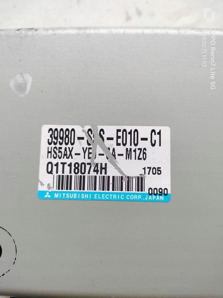 CIVIC VII POWER CONTROLLER MODUL Q1T18071M 39980-S5S-E010-C1 Product image