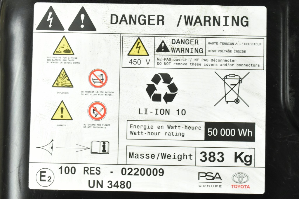 Batterie 50000WH vivaro c e-Expert III E-Jumpy Proace II Product image