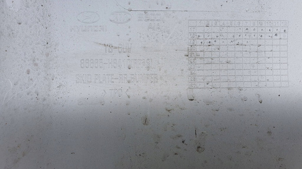 Kia Stonischer Spoiler hinteren hintere Stoßstange Product image