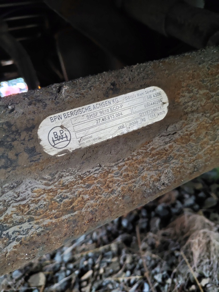 Achsanhänger BPW ECO PLUS DISCS SHSF 9010 ECO-P SB 4309 27.48.613.004 Product image