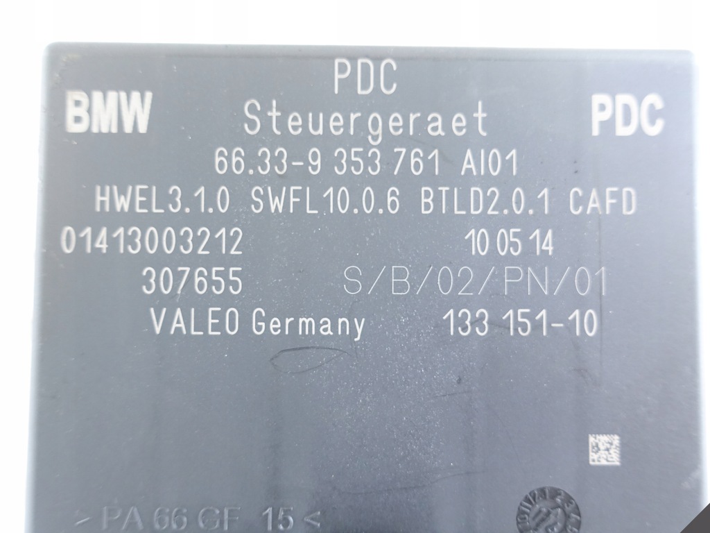 BMW STEUERMODUL PDC-ASSISTENT 9353761 Product image