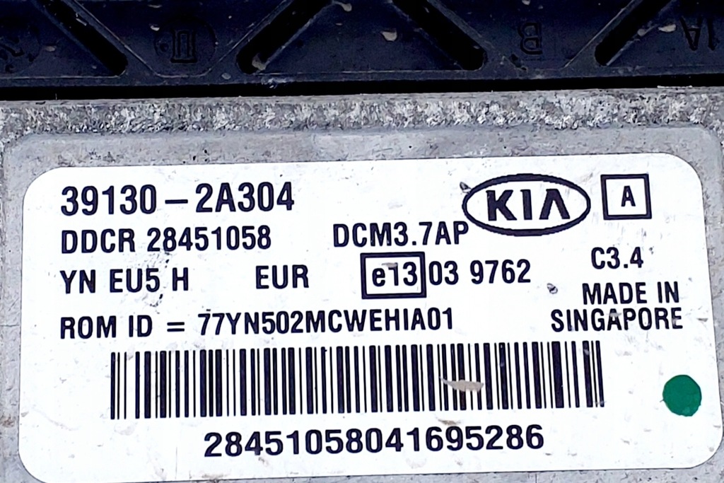 KIA Venga (YN) Motor Computer 391302A304 1.4L Diesel 66KW 2014 Product image