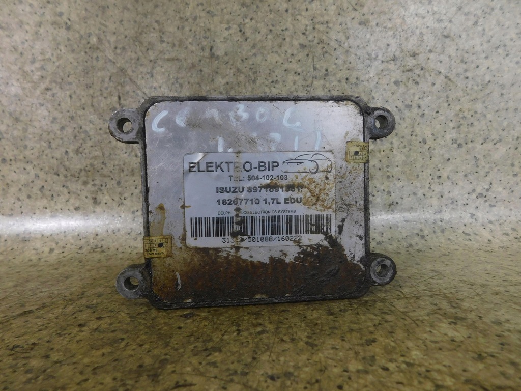 16267710 8971891361 Pump Controller Opel Corsa Combo 1.7 Isuzu Product image