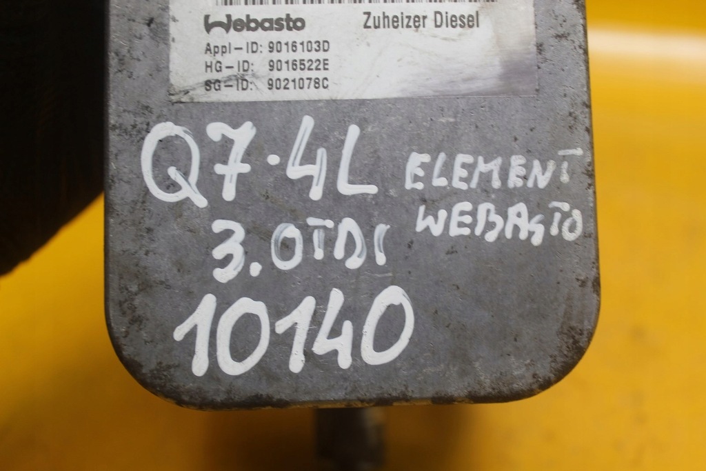 Bake Webasto Thermo Top C Diesel 5.0 kW 12V Audi Q7 Bus VW Sitz 4L0815071g Product image