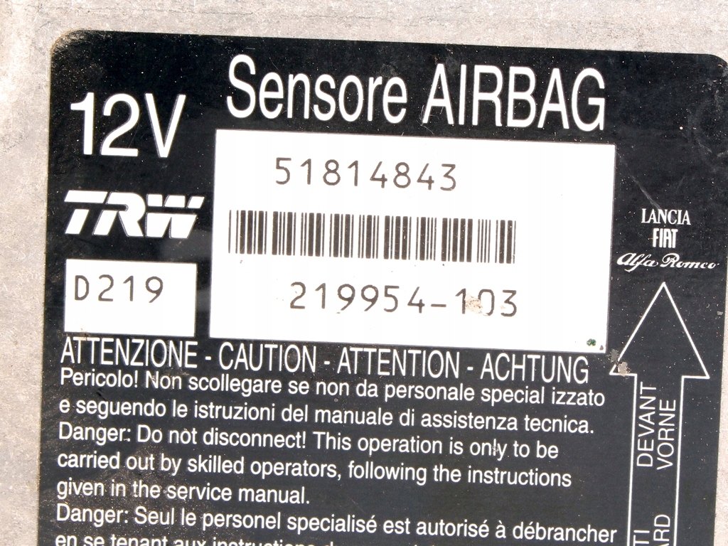 FIAT CROMA II AIRBAG-SENSORMODUL Product image