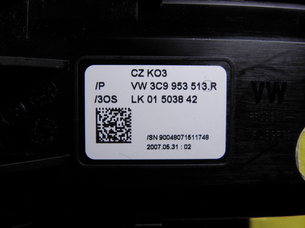 VW PASSAT B6 // TEMPOMATSCHALTER 3C9953513R Product image