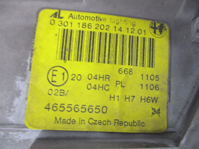 ALFA ROMEO 147 UND RECHTER SCHEINWERFER, FRONTLAMPE, ORIGINAL Product image